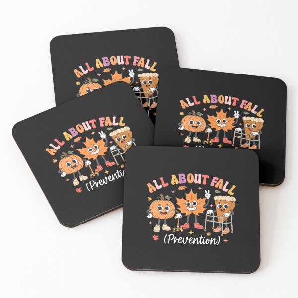 Item preview, All About Fall Prevention Retro Characters Design designed and sold by Dmo3HarkoArt.