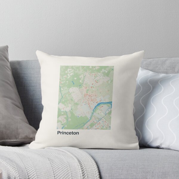 Item preview, Arte de mapas minimalistas de Princeton designed and sold by MapsNerd.