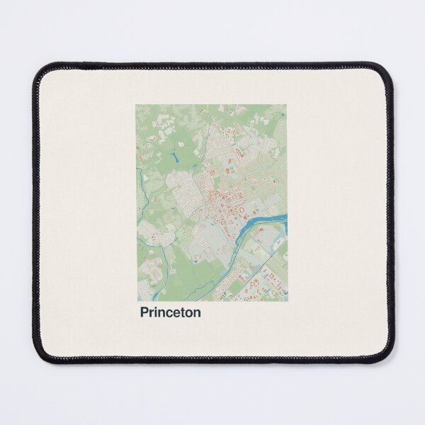 Item preview, Princeton Minimalistic Map Art designed and sold by MapsNerd.