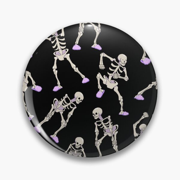 Item preview, Dancing Skeles (Slippers, on Black) designed and sold by Kolibrim-Ink550.