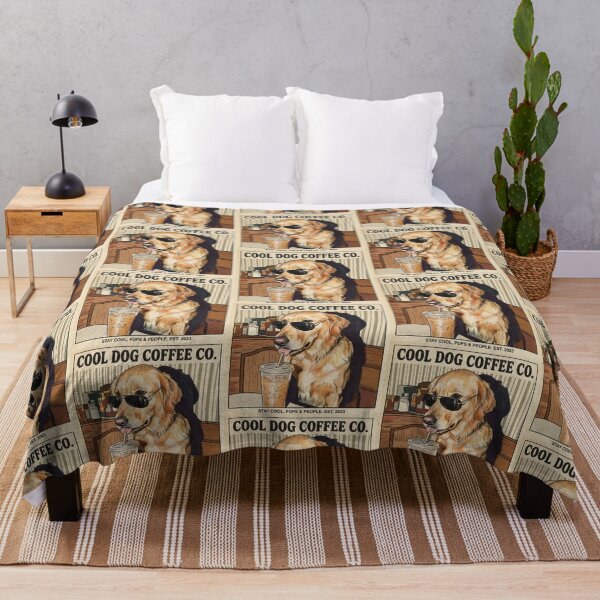 Item preview, Cool Dog Coffee Co Vintage Poster Retro Comic Print designed and sold by creativerooney.