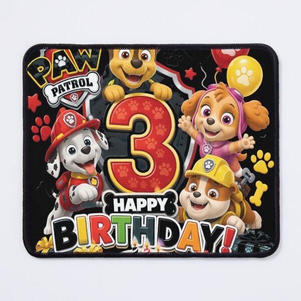 Item preview, Paw Patrol Birthday 3 Kids Celebration designed and sold by RogeHane.