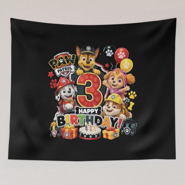 Item preview, Paw Patrol Birthday 3 Kids Celebration  designed and sold by RogeHane.
