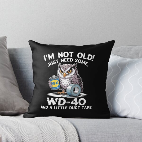 Item preview, Owl WD-40 Duct Tape Not Old Humor Funny designed and sold by RogeHane.
