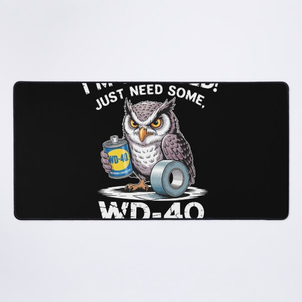 Item preview, Owl WD-40 Duct Tape Not Old Humor Funny designed and sold by RogeHane.