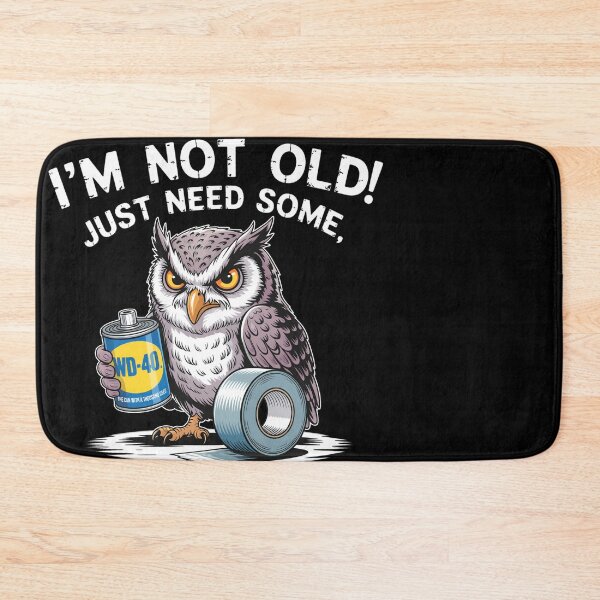 Item preview, Owl WD-40 Duct Tape Not Old Humor Funny designed and sold by RogeHane.