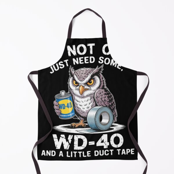 Item preview, Owl WD-40 Duct Tape Not Old Humor Funny designed and sold by RogeHane.