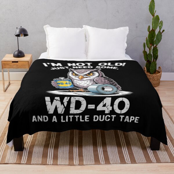 Item preview, Owl WD-40 Duct Tape Not Old Humor Funny designed and sold by RogeHane.