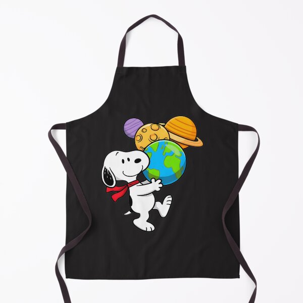 Item preview, Adorable Snoopy Hugging the Solar System Cute Space Illustration designed and sold by Surface-arts.