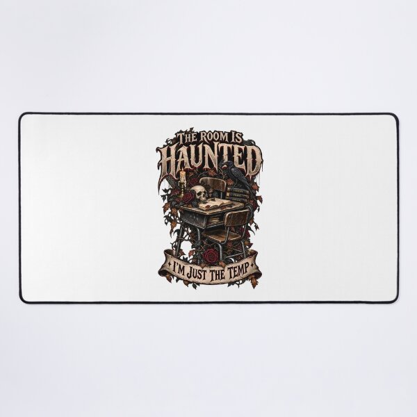 Item preview, The Room Is Haunted Just the Temp Sub Teacher Shirt designed and sold by TeeVex.