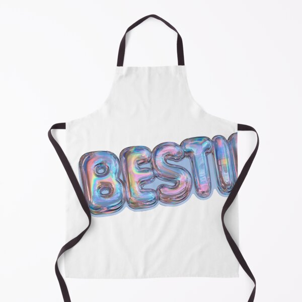 Item preview, Holographic Bestie Balloon Letters Friend designed and sold by NicolasGlowArt.