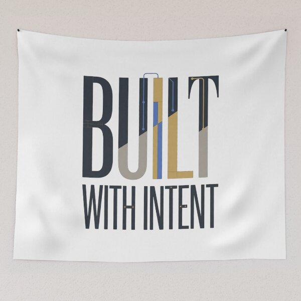 Item preview, Built With Intent Engineering Design Technical designed and sold by Amr Darwish Graphic designer.