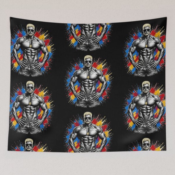 Item preview, Heat of The Action Tom of Finland Tribute Military Gay Pride Graphic Design designed and sold by ItsAKinkThing.