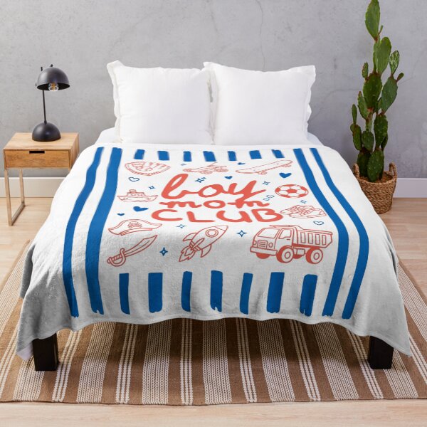 Item preview, Boy Mom Club Retro Stripes Funny Mom Life Mothers Day designed and sold by RileyAngelaShop.