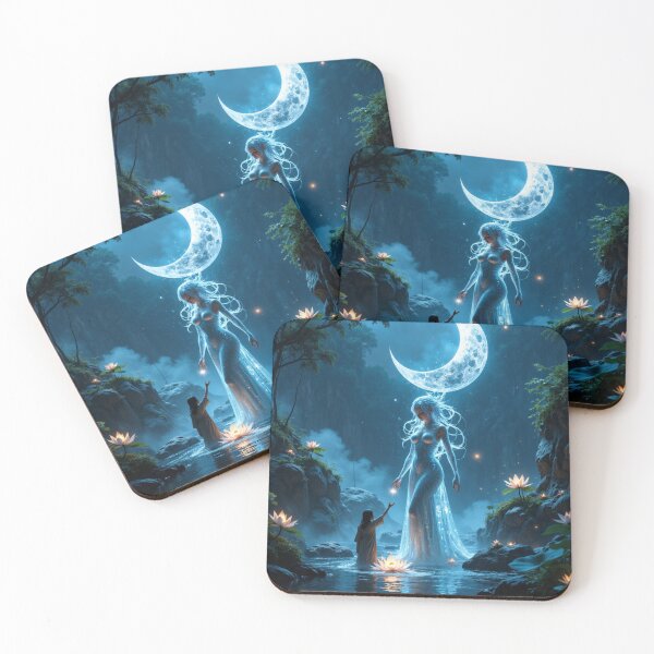 Item preview, Moonlit Oracle - Spirit of the Celestial Waters designed and sold by nhk999.