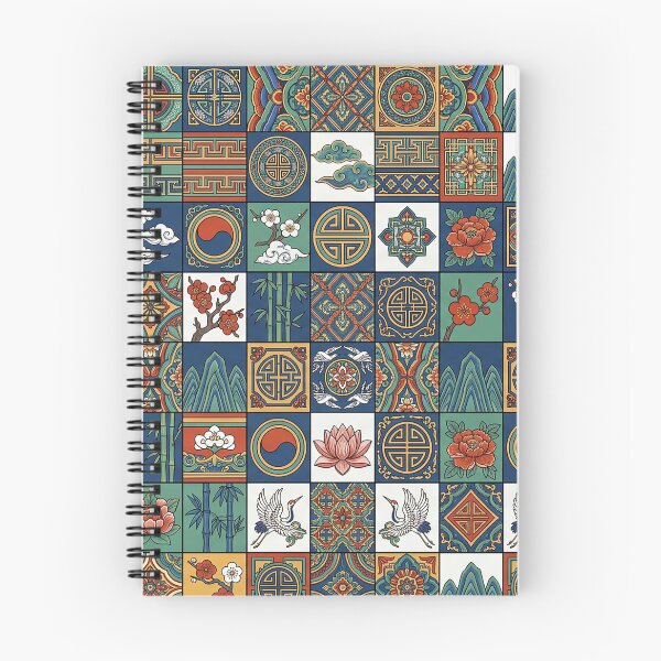 Item preview, Korean Dancheong Traditional Patchwork Pattern designed and sold by ellieknight911.