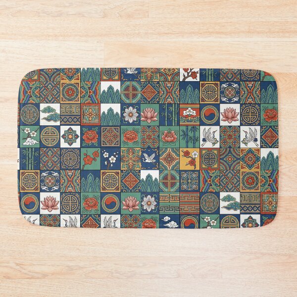 Item preview, Korean Dancheong Traditional Patchwork Pattern designed and sold by ellieknight911.