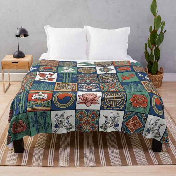 Item preview, Korean Dancheong Traditional Patchwork Pattern designed and sold by ellieknight911.