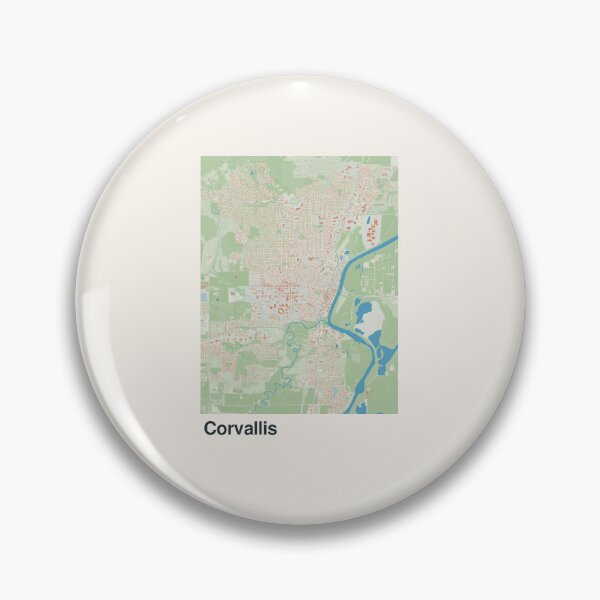 Item preview, Corvallis Minimalistic Map Art designed and sold by MapsNerd.