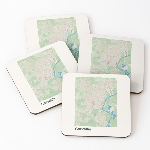 Item preview, Corvallis Minimalistic Map Art designed and sold by MapsNerd.