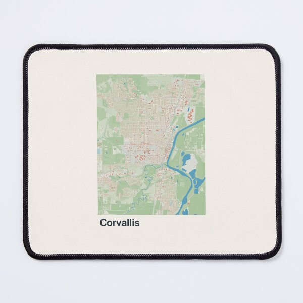 Item preview, Corvallis Minimalistic Map Art designed and sold by MapsNerd.