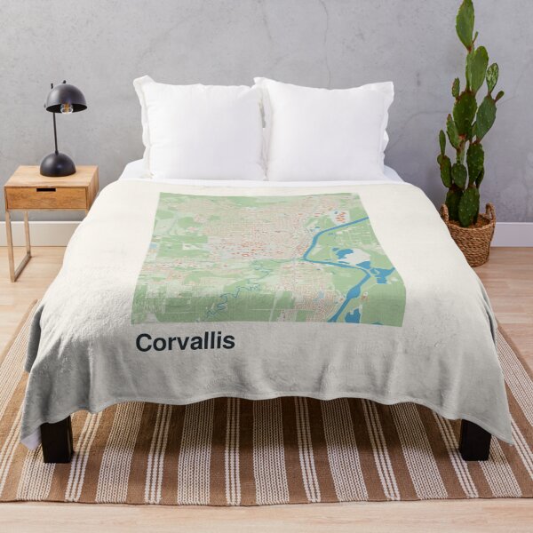 Item preview, Corvallis Minimalistic Map Art designed and sold by MapsNerd.