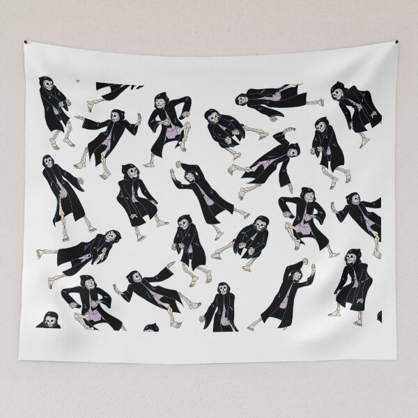 Item preview, Dancing Grimmies (Plain, on White) designed and sold by Kolibrim-Ink550.