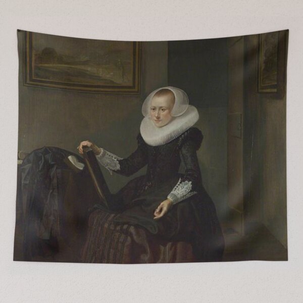 Item preview, A Woman Holding a Mirror designed and sold by SharonTheFirst.