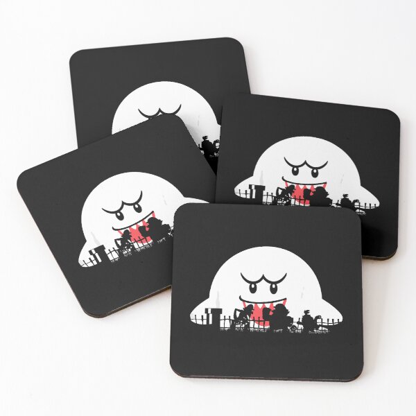 Item preview, Super Mario Boo Trick Or Treat Halloween Silhouette designed and sold by tiabletz.