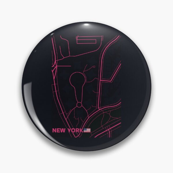 Item preview, New York USA City Map #23 designed and sold by Thistle-TShop.
