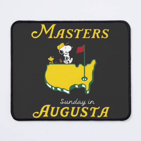 Item preview, Snoopy Enjoying Sunday at Augusta Masters Golf Tournament Artwork designed and sold by Surface-arts.