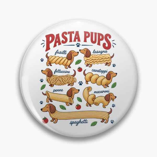Item preview, Pasta Pups Funny Dachshund Italian Food Humor designed and sold by andre-hollow.