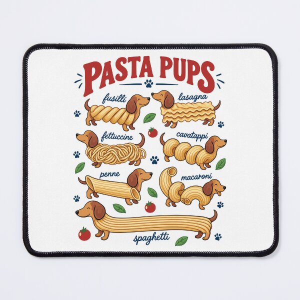 Item preview, Pasta Pups Funny Dachshund Italian Food Humor designed and sold by andre-hollow.