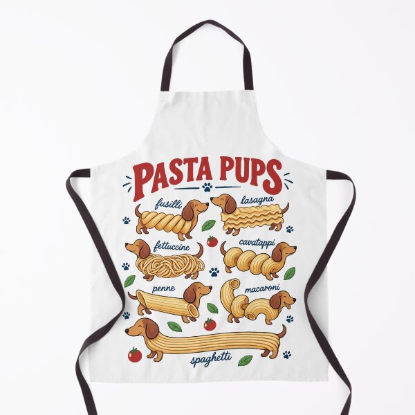 Item preview, Pasta Pups Funny Dachshund Italian Food Humor designed and sold by andre-hollow.