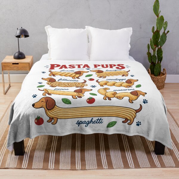 Item preview, Pasta Pups Funny Dachshund Italian Food Humor designed and sold by andre-hollow.