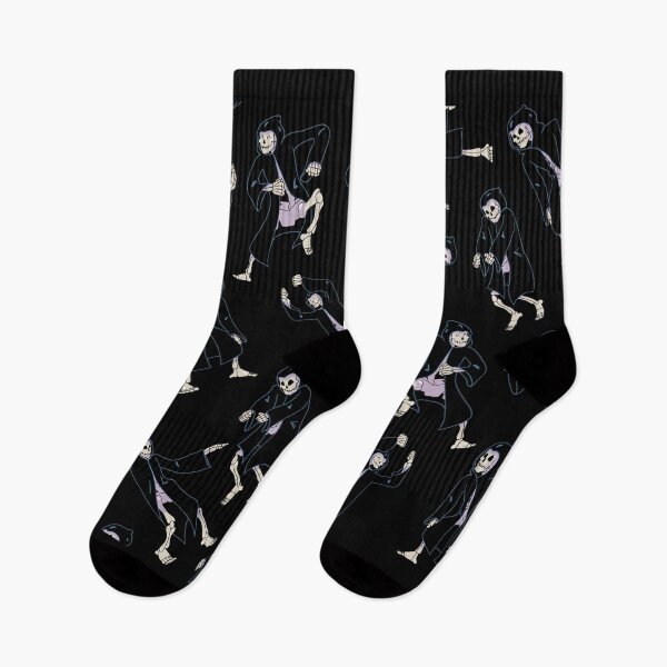 Item preview, Dancing Grimmies (Plain, on Black) designed and sold by Kolibrim-Ink550.