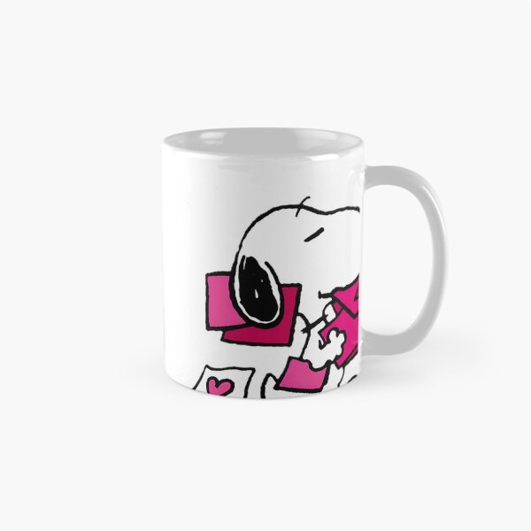 Item preview, Adorable Snoopy Holding Pink Love Letters Cute Romantic Cartoon Design designed and sold by Surface-arts.