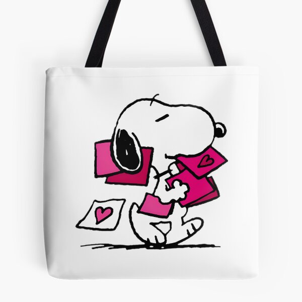 Item preview, Adorable Snoopy Holding Pink Love Letters Cute Romantic Cartoon Design designed and sold by Surface-arts.