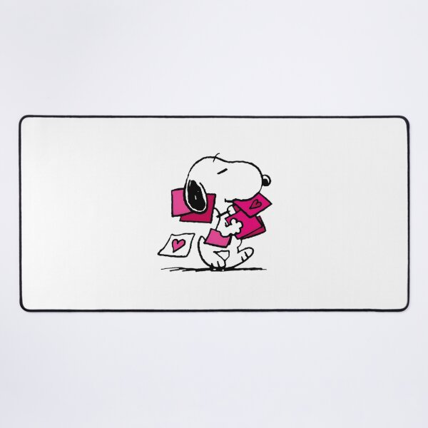 Item preview, Adorable Snoopy Holding Pink Love Letters Cute Romantic Cartoon Design designed and sold by Surface-arts.