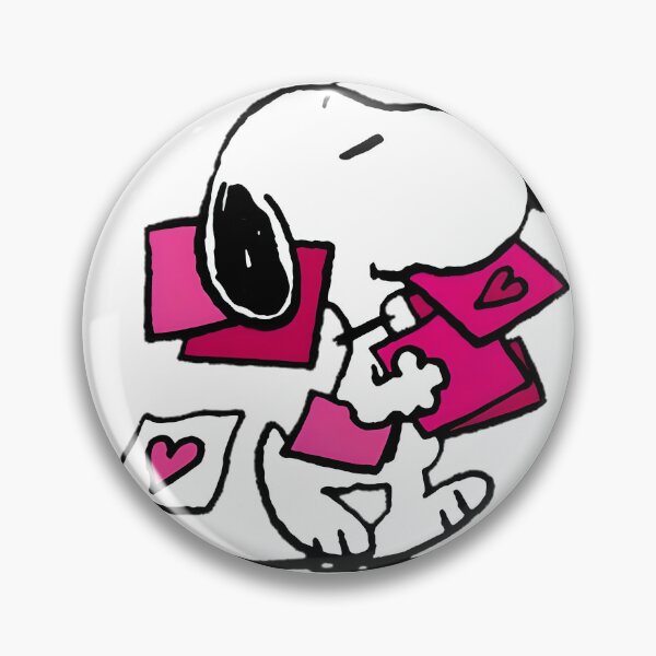 Item preview, Adorable Snoopy Holding Pink Love Letters Cute Romantic Cartoon Design designed and sold by Surface-arts.