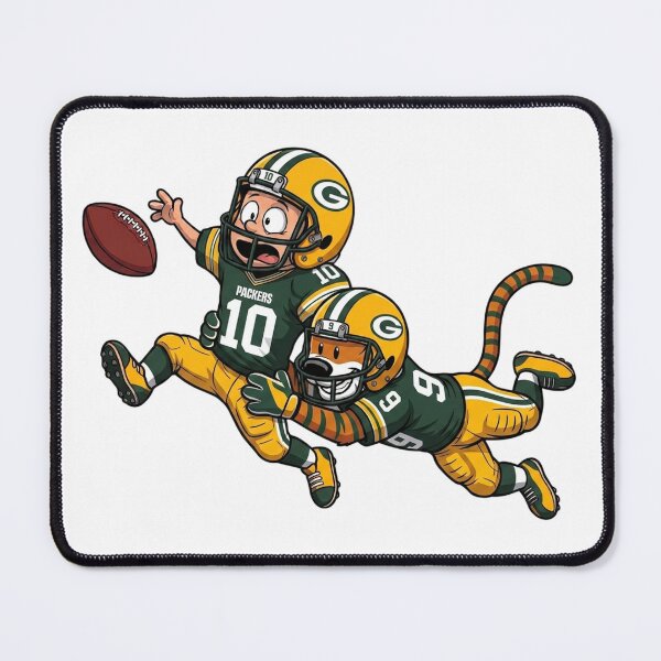 Item preview, Calvin And Hobbes  Green Bay Football Action Fan designed and sold by DamianRoy88.