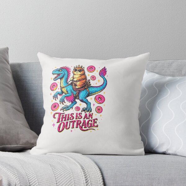 Item preview, Donut Riding Dinosaur,Dungeon Crawler Carl Classic designed and sold by DeLafroozdesign.