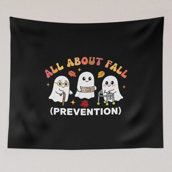 Item preview, Cute Ghost All About Fall Prevention Funny Autumn Halloween designed and sold by Dmo3HarkoArt.