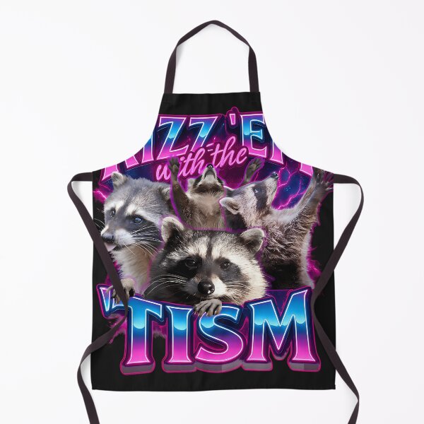 Item preview, Rizz Em With The Tism Funny Raccoon designed and sold by nopalism.