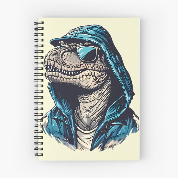 Item preview, Streetwear Dinosaur in Hoodie designed and sold by Structure-Blue.