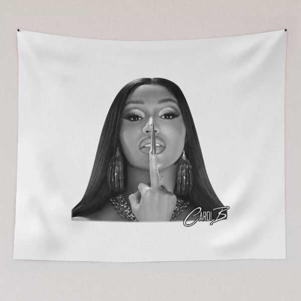 Item preview, Female Rapper Portrait Hip Hop Music Tour Black White Graphic designed and sold by Lexastrong.