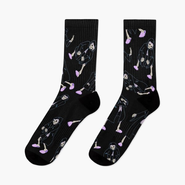 Item preview, Dancing Grimmies (Slippers, on Black) designed and sold by Kolibrim-Ink550.