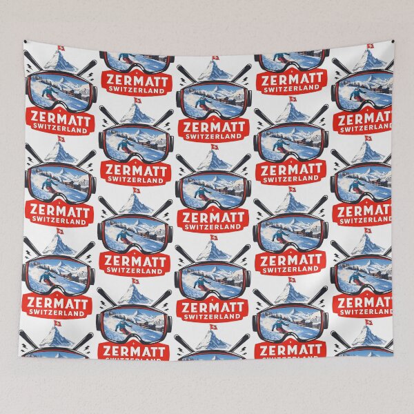 Item preview, Zermatt Ski Resort-Vintage designed and sold by sailtonfg.