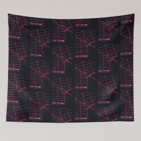 Item preview, New York USA City Map #25 designed and sold by Thistle-TShop.
