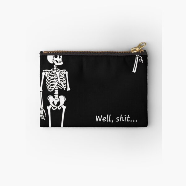 Item preview, Funny Skeleton Lost Arm Red Balloon designed and sold by nopalism.